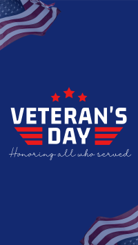 Honor Our Veterans Facebook Story