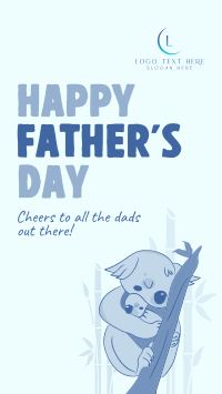 Father's Day Koala Instagram Reel Image Preview