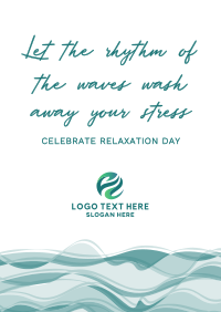 Ocean Relaxation Day Flyer