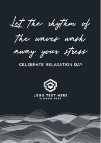 Ocean Relaxation Day Flyer