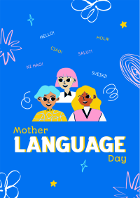 Mother Language Celebration Poster