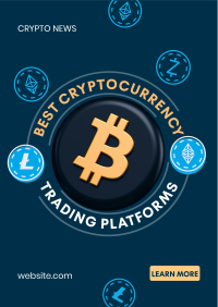 Cryptocurrency Trading Platforms Flyer