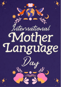 Rustic International Mother Language Day Flyer