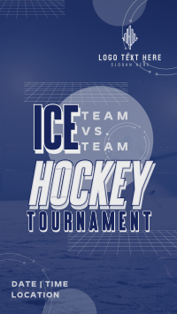 Sporty Ice Hockey Tournament Video