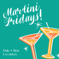 Martini Fridays Instagram Post
