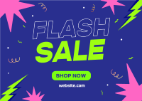 Trendy Flash Sale Postcard