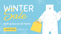 Polar Bear Shopping Facebook Event Cover