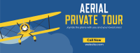 Aerial Private Tour Facebook Cover Image Preview