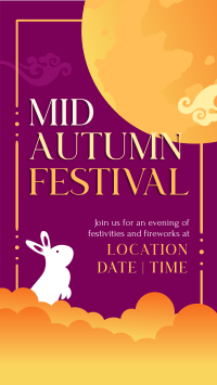 Mid Autumn Bunny Facebook Story