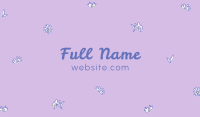 Cute Floral Daisy Business Card Design