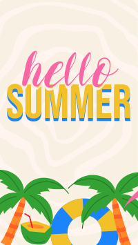 Hello Summer! Facebook Story