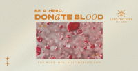 Modern Blood Donation Facebook Ad