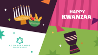 Colorful Kwanzaa Zoom Background