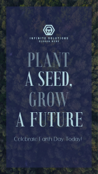 Plant Seed Grow Future Earth Instagram Story