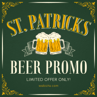 Paddy's Day Beer Promo Instagram Post Image Preview