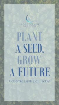 Plant Seed Grow Future Earth Facebook Story