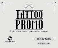 Tattoo Studio Promo Facebook Post