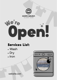 Laundry Open Flyer