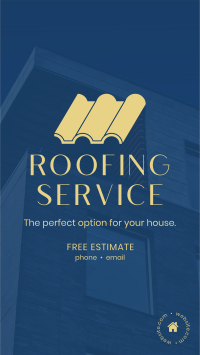 Welcome Roofing Instagram Story