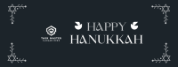 Hanukkah Menorah Ornament Facebook Cover Image Preview