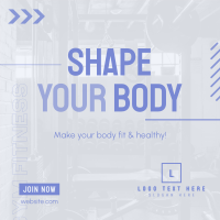 Shape Your Body Instagram Post Design