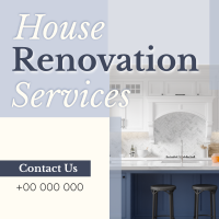 Fast Renovation Service Instagram Post