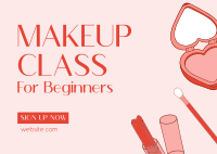 Beginner Make Up Class Postcard