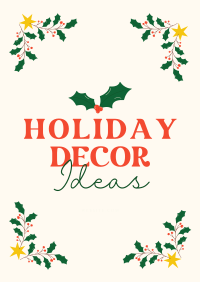 Christmas Decoration Ideas Poster