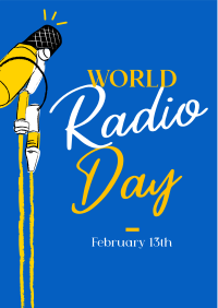 Radio Day Mic Flyer