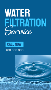 Water Filtration Service Instagram Reel Design