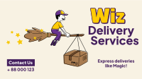 Wiz delivery services Facebook Event Cover