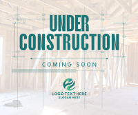 Under Construction Facebook Post Design