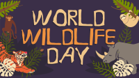 Rustic World Wildlife Day Video