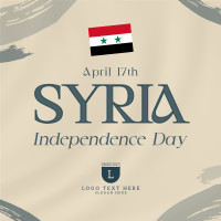 Syria Day Linkedin Post Design