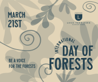 Foliage Day of Forests Facebook Post Design