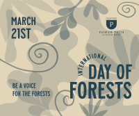 Foliage Day of Forests Facebook Post