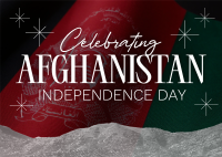 Afghanistan Day Postcard example 1