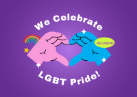 Pride Sign Postcard