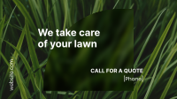 Lawn Care Service Facebook Event Cover