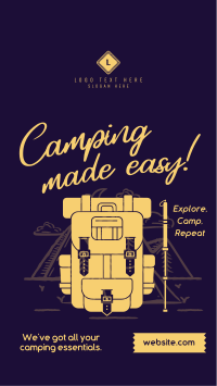 Camping made easy Instagram Reel