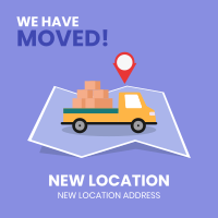 New Location Announcement Instagram Post Design