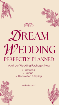 Dream Wedding Planner Facebook Story