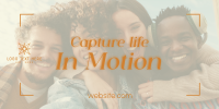 Capture Life in Motion Twitter Post