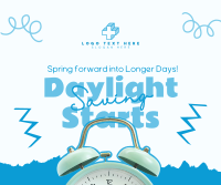 Start Daylight Saving Facebook Post