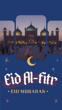 Modern Eid Al Fitr Instagram Reel Image Preview