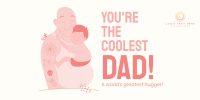 Coolest Dad Twitter Post Design