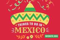 Visit Mexico Pinterest Cover Design