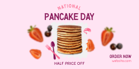 Berry Pancake Day Twitter Post