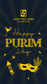 Purim Celebration Facebook Story