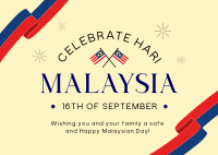 Hari Malaysia Postcard